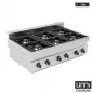 Preview: Gaskochfeld G65C6B 650Line – 6,5 kW italienische Brenner, Doppelüberlappungsflamme
