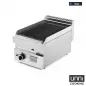 Preview: Lavasteingrill UnniCooking 650 LINE Gas Edelstahlbrenner Lavasteine