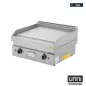 Preview: Gas-Bratplatte 650 SERIES glatt mit Röhrenbrenner