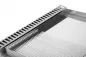 Preview: Gas-Grillplatte G70GP20B+GSC halb glatt halb gerillt Chrom