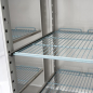 Preview: Gastro Kühlschrank - 1400 l - 6 Einstellbare Regale (2/1 GN) - Rostfreier Stahl - mit Glastüren