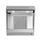 Preview: Wandhaube B1000xD950xH400 wandmontiert platzsparend Gastronomie