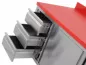 Preview: Polyethylen-Arbeitsschrank 1400x700 mm mit Schiebetüren, 3 Schubladen