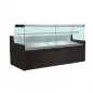 Preview: Fleischtheke LILA 2480 mm – 200 Liter, LED, Marmor-Arbeitsplatte