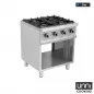 Preview: Gasherd OCK-4 mit 6,5 kW italienischen Brennern, Vertikalbrenner