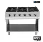 Preview: Gasherd OCK-6 mit 6,5 kW italienischen Brennern, vertikal, Zündflamme