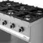 Preview: Gasherd OCK-6 mit 6,5 kW italienischen Brennern, vertikal, Zündflamme