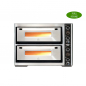 Preview: Pizzaofen mit Thermometer | 6+6x Ø33cm