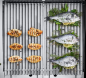Preview: Gaslavasteengrill | Kookzone in roestvrij staal | Vlees/Vis