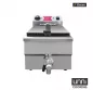 Preview: Elektrofritteuse 8L mit Ablasshahn und Temperaturregelung