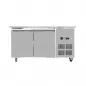 Preview: Skyrainbow SNACK-Line Bain-Marie Theke 4× GN 1/1 – Granit rosa-grau, 153×82×85,5 cm
