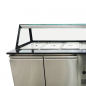 Preview: Skyrainbow SNACK-Line Bain-Marie Theke 4× GN 1/1 –  153×82×85,5 cm, 400 V