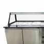 Preview: Skyrainbow SNACK-Line Bain-Marie Theke 4× GN 1/1 – 153×82×85,5 cm, 400 V