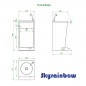 Preview: Handwaschbecken mit Fusspedal