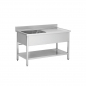 Preview: Spültisch 1 Becken links | 1000 x 600 x 950 mm