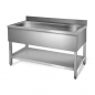 Preview: Spültisch 1 Becken Mitte | 1200 x 700 x 950 mm