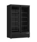 Preview: Getränkekühlschrank 1081L Schwarz 0°C bis +10°C Lüfterkühlung