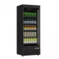 Preview: Getränkekühlschrank 614L Schwarz 0°C bis +10°C Lüfterkühlung