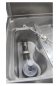 Preview: Haubenspülmaschine Universal inkl. Ablauf-, Reinigerdosier- und Klarspühlerdosierpumpe, 700x790x1480
