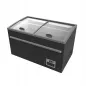 Preview: Gefrierschrank 530L Schwarz – Glasdeckel