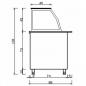 Preview: Bain-Marie mit Einscheiben Sicherheitsglas | 5 x GN 1/1 | 1780 x 850 x 1300 mm
