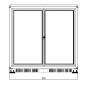 Preview: Barkühlschrank mit 2 Glasschiebetüren | 200 Liter