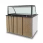 Preview: Saladette-Arbeitsplatz Bain-Marie-Theke 3x GN 1/1 Granit 2400W