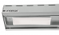 Preview: Keramik-Deckenwärmer 1200mm Edelstahl 3x250W