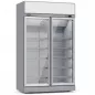 Preview: Combisteel Glastürkühlschrank mit 2 Glastüren und Werbedisplay | 1000 Liter | Weiß