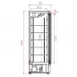 Preview: Combisteel Glastürkühlschrank weiß mit 2 Flügeltüren | 1000 Liter