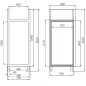 Preview: EASYLINE Kühlschrank 700 / 1-türig GN2/1 - Monoblock