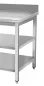 Preview: Arbeitstisch 1500x700x850 mm mit Aufsatz und Doppelboden ECO
