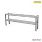Preview: Aufsatzregal 2 Ebenen 2000x300x650mm stabil platzsparend robust