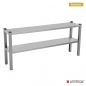 Preview: Aufsatzregal 2 Ebenen 2000x300x650mm stabil platzsparend robust