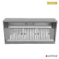 Preview: Dunstabzugshaube Box-Modell 3800x1100x450mm Edelstahl