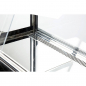 Preview: Fleischvitrine Umluftkühlung | B1500xT850xH1300 mm | Bordeaux-​​​Schwarz