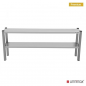 Preview: UNNINOX Tischaufsatz 1600 × 300 mm, 2 Etagen