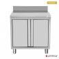 Preview: Arbeitsschrank 600mm CK-700-S-60 Edelstahl, 2 Türen, 700x600x850mm