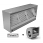 Preview: Dunstabzugshaube  950mm Edelstahl 1400 m³/h LED