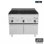 Preview: Lavasteingrill 650 LINE – Edelstahlbrenner, Lavasteine