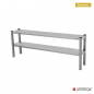 Preview: UNNINOX Tischaufsatz 1800 × 300 mm, 2 Etagen