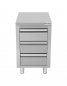 Preview: Schubladenschrank 600 mit 3 Schubladen, 500x700x850 mm, kompakt