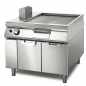 Preview: Gas-Grillplatte verchromt ½ glatt ½ gerillt 14kW