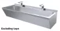 Preview: Edelstahl Waschbecken Doppelt 1200X425X165Mm Preview: Edelstahl Waschbecken Doppelt 1200X425X165Mm