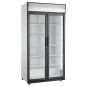 Preview: Getränke-Kühlschrank 2 Glastür 590 lt.