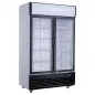 Mobile Preview: Combisteel Kühlschrank mit 2 Glastüren | 1000 Liter | Umluftkühlung | B1200 x T730 x H2036 mm