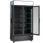 Preview: Getränkekühlschrank mit 2 Flügeltüren | 776 Liter | Schwarz