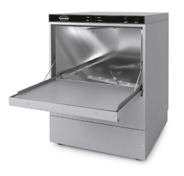 Preview: Geschirrspülmaschine Frontbedienung Ent 500-230 Dp Dde mit Abwasserpumpe und Spülmitteldosierer | Combisteel 7082.0060