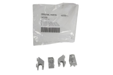 Preview: Set 4 Clips Weiß für 7487.0165 Alte Serie | Combisteel 7487.0182