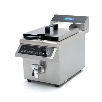 Preview: Maxima Frituurpan · 8 L · 1 Mand · Inductie · Liftsysteem · met Tapkraan · 09371450
